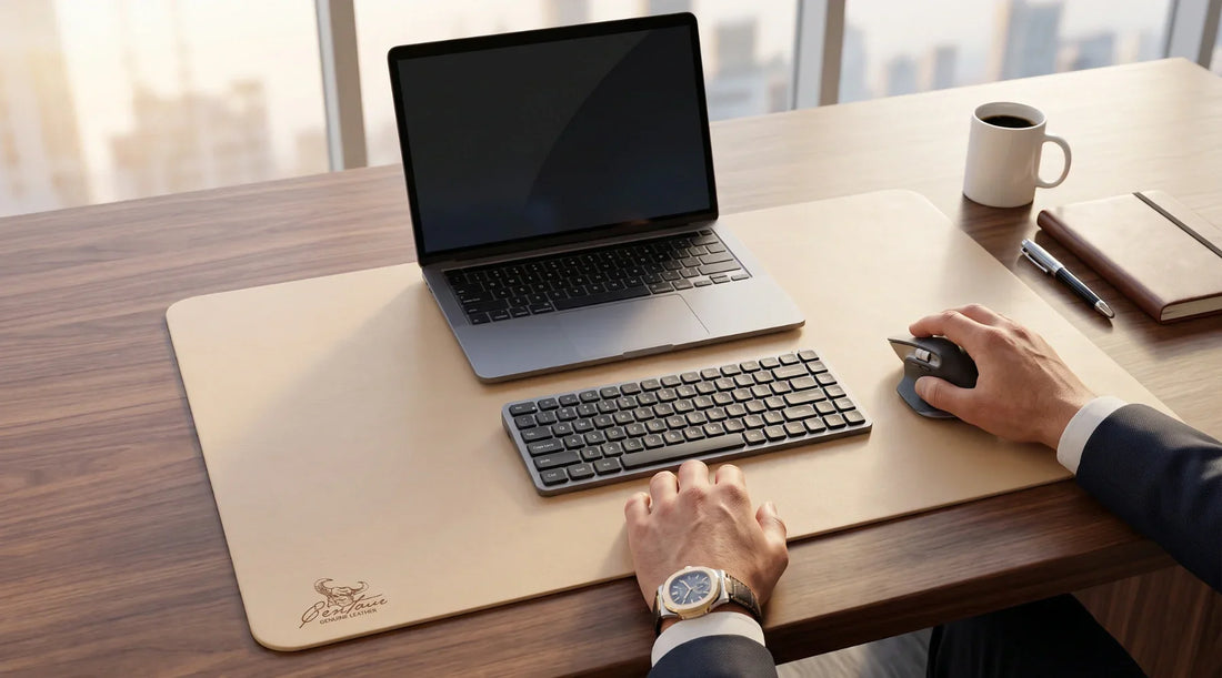 Besser strukturieren auf kleinen Arbeitsflächen: Desk-Pad-Tipps für kompakte Schreibtische