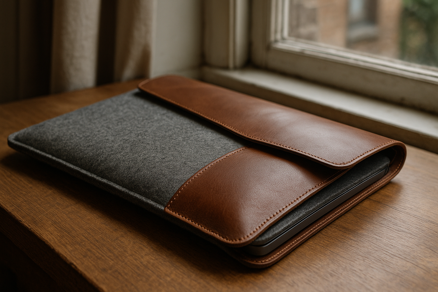 Leder und Wollfilz in der Laptop-Tasche: Warum diese Materialkombination so beliebt ist