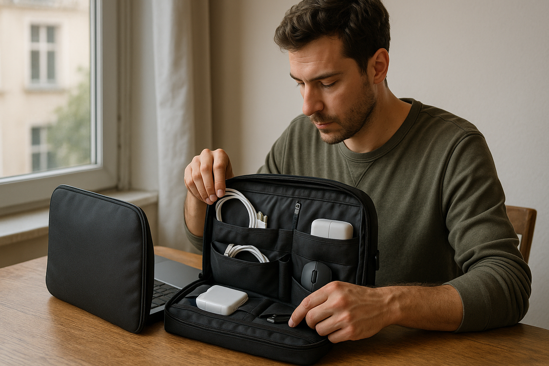 Mehr Ordnung unterwegs: Warum eine Laptoptasche mit Zubehörfach den Unterschied macht