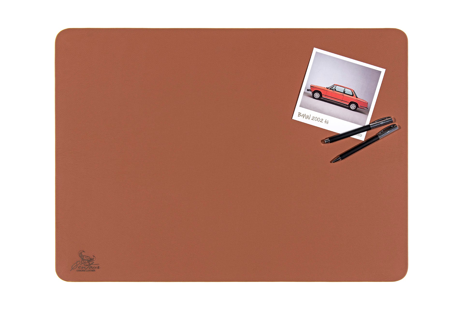 Schreibtischunterlagen 40x60cm in Cognac