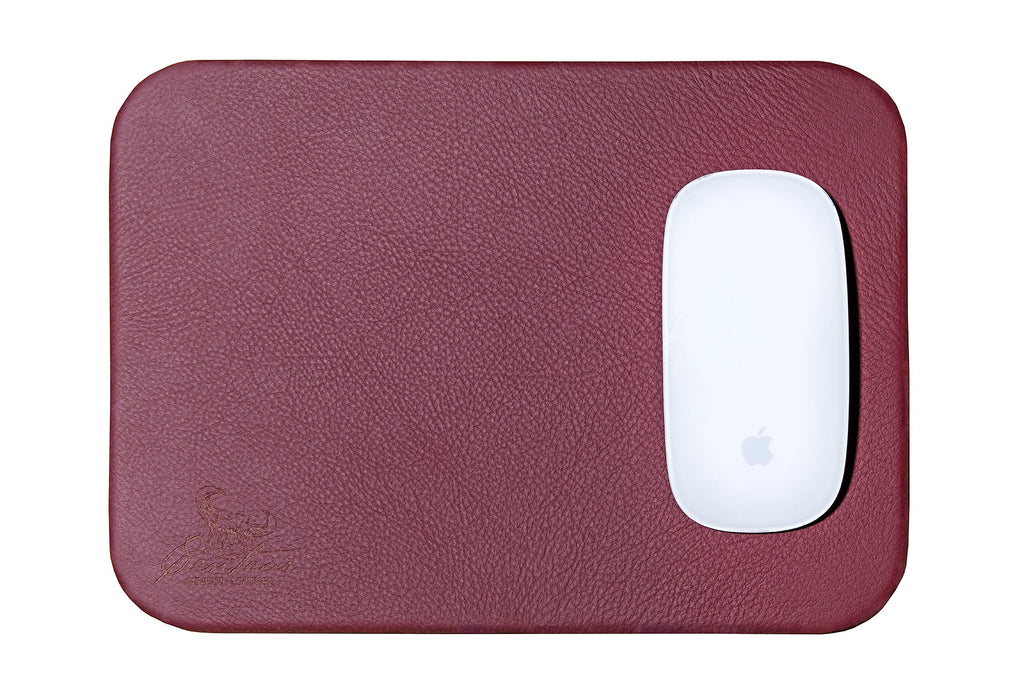 Mousepad 25x18cm in Weinrot