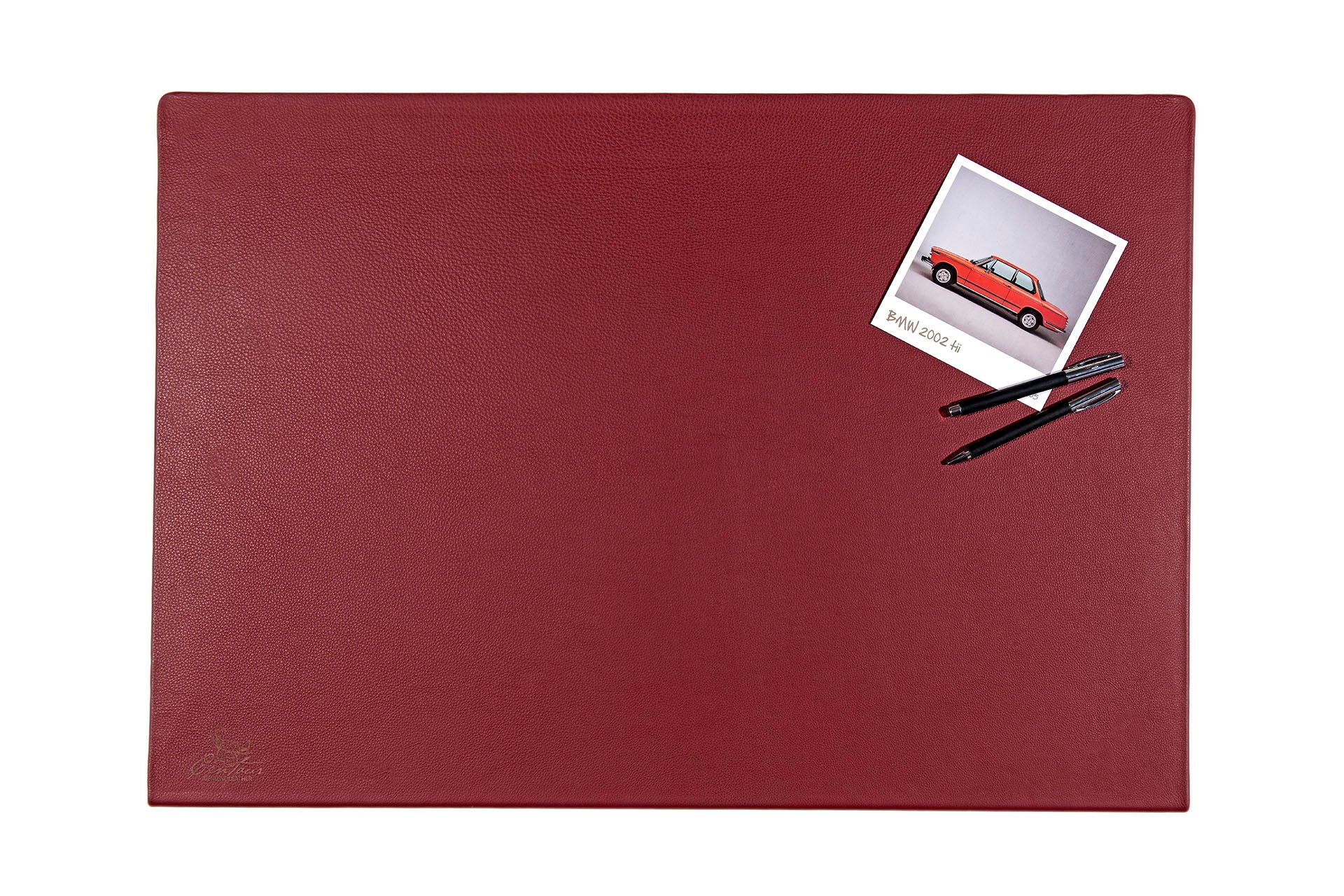 Schreibtischunterlagen mit Kantenschutz 55x80cm in Weinrot
