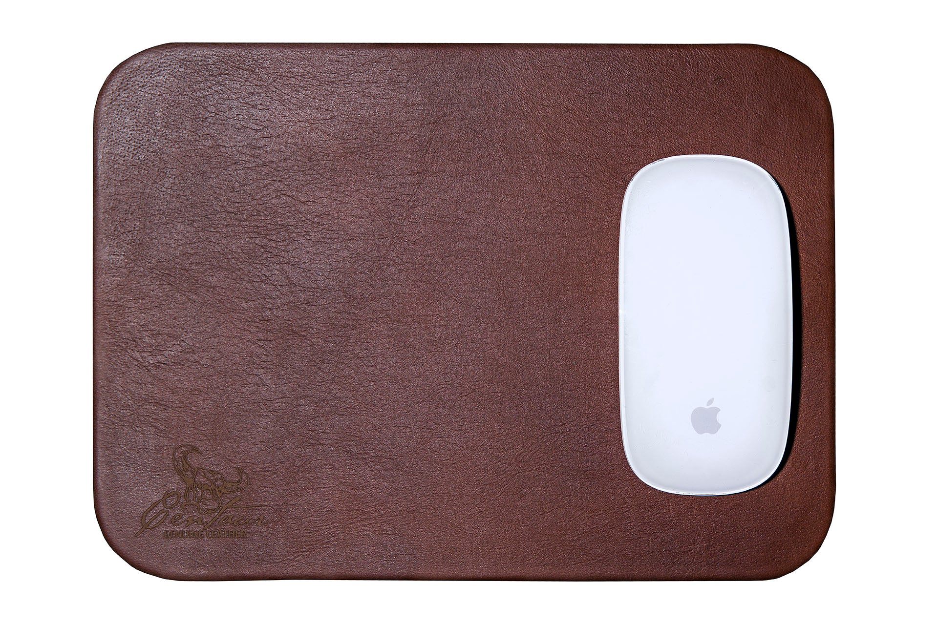 Mousepad 25x18cm in Nussbraun