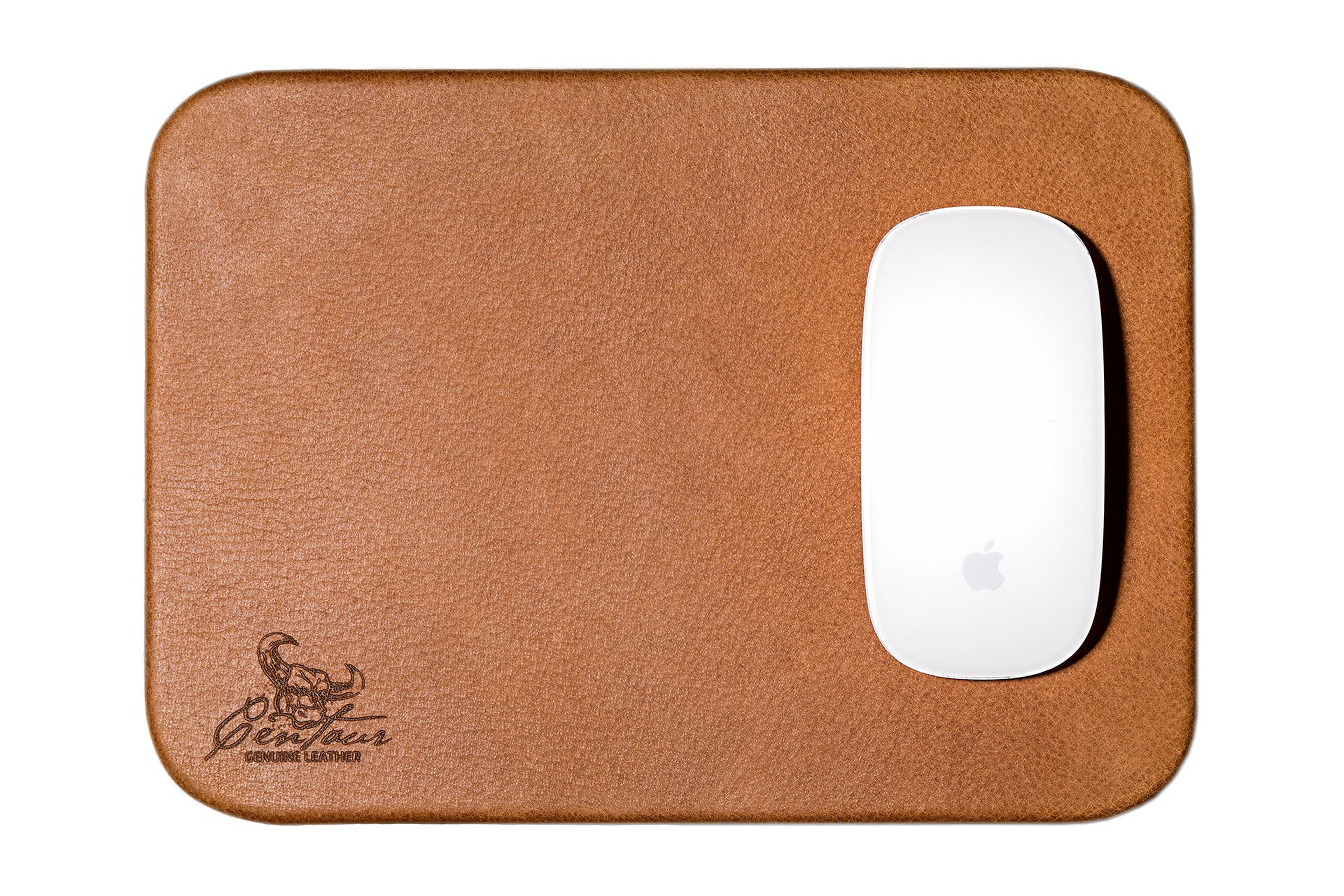 Mousepad 25x18cm in Cognac Vintage