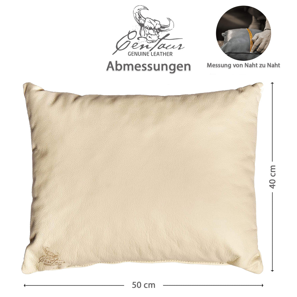 Sofakissen 50x40cm in Champagner