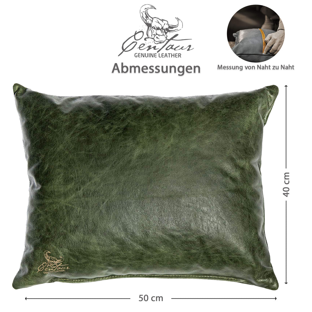 Sofakissen 50x40cm in Smaragdgrün