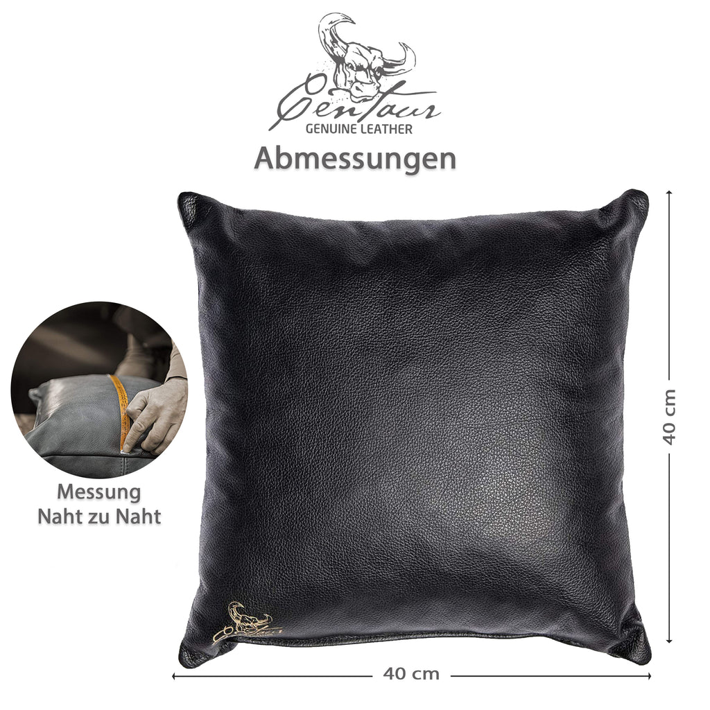 Sofakissen 40x40cm in Schwarz