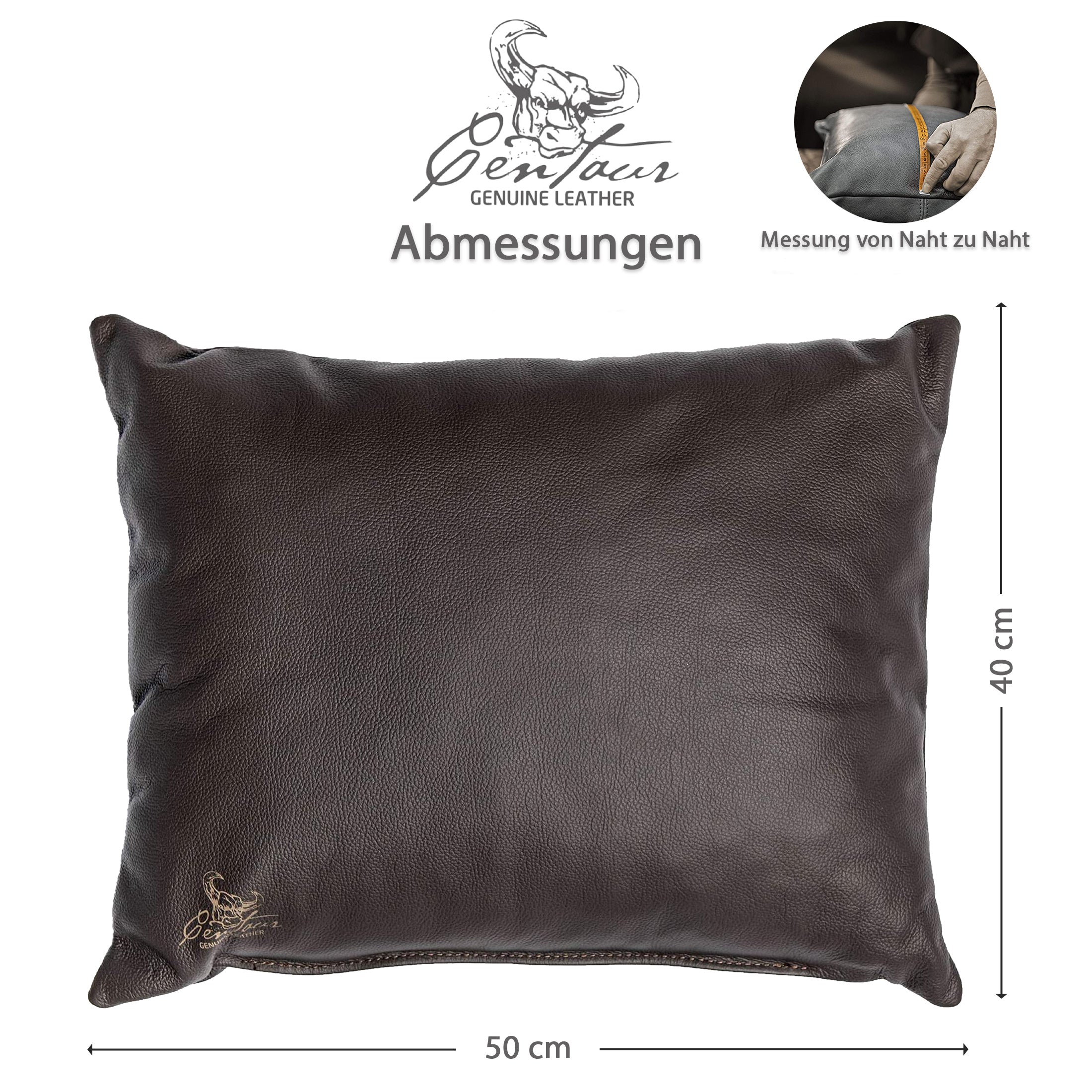 Sofakissen 50x40cm in Chocolate