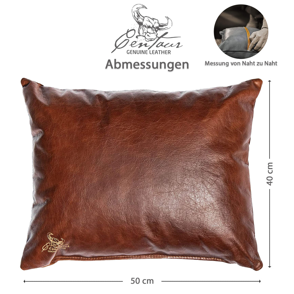 Sofakissen 50x40cm in Nussbraun