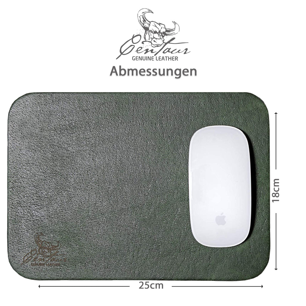 Mousepad 25x18cm in Smaragdgrün