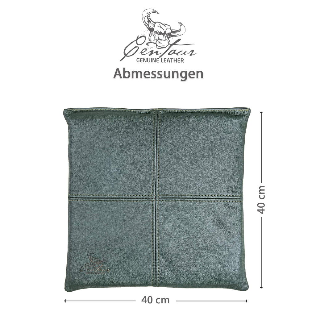 Sitzkissen 40x40cm in Flaschengrün
