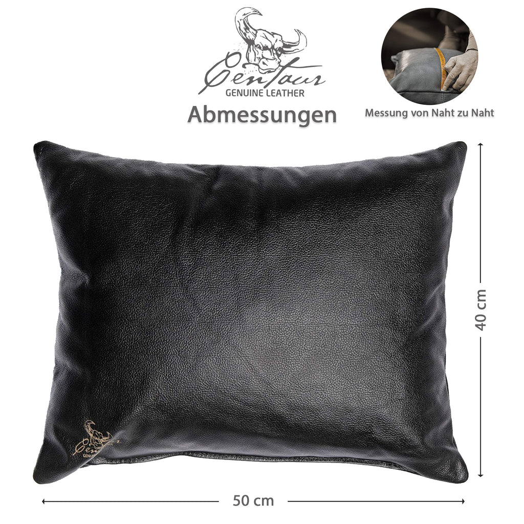 Sofakissen 50x40cm in Schwarz