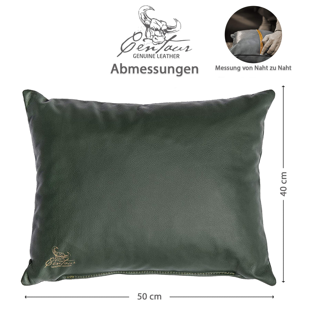 Sofakissen 50x40cm in Flaschengrün
