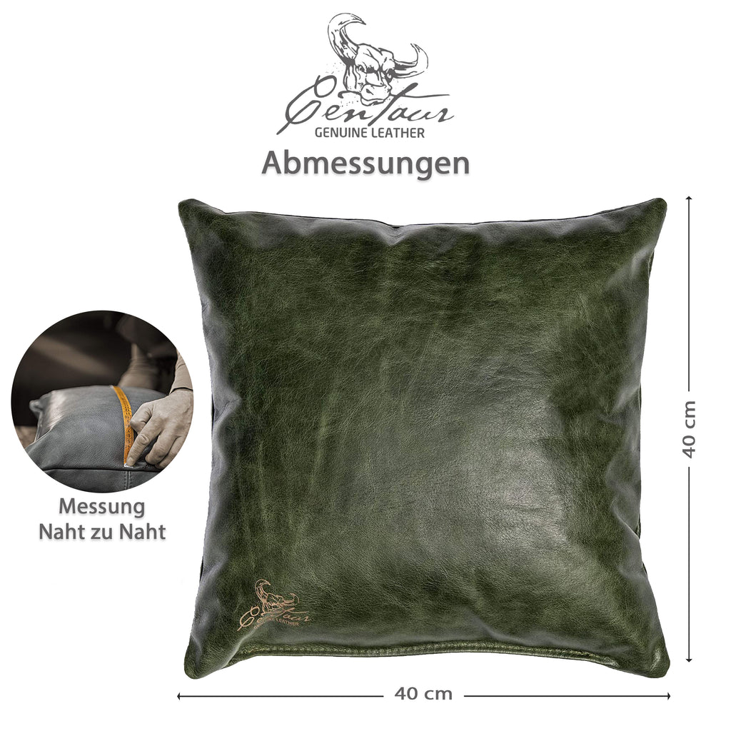 Sofakissen 40x40cm in Smaragdgrün