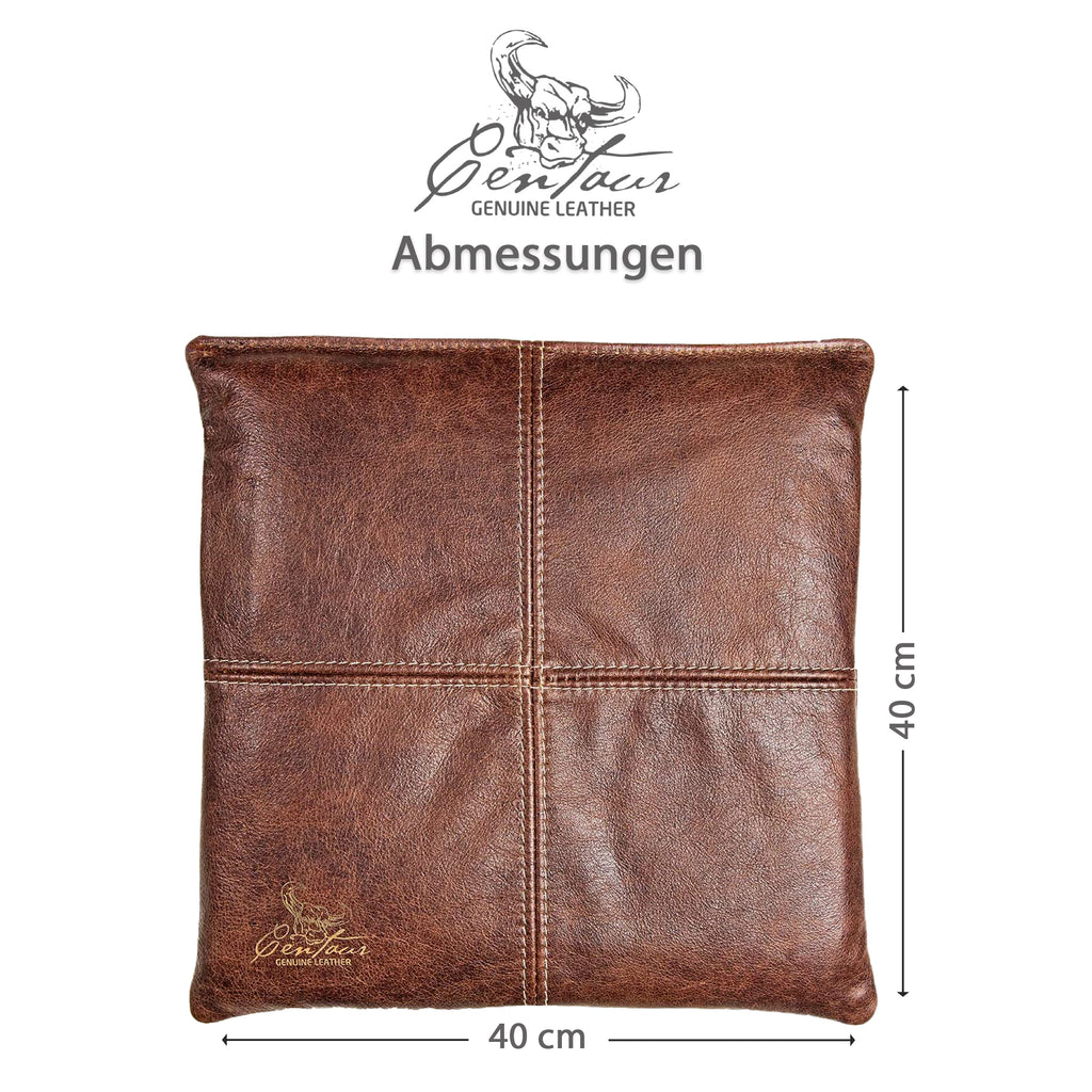 Sitzkissen 40x40cm in Nussbraun