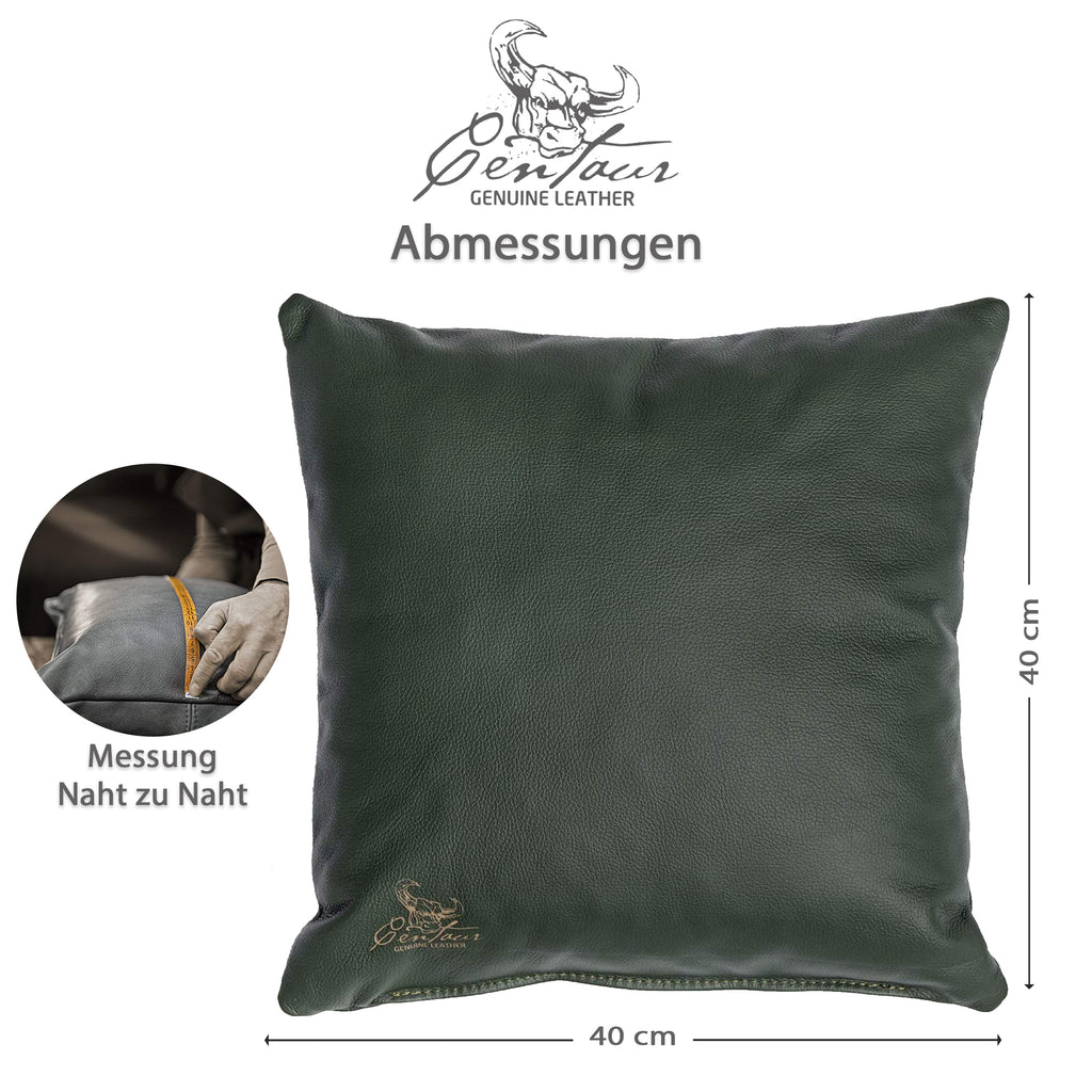 Sofakissen 40x40cm in Flaschengrün