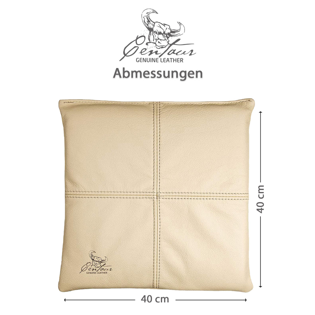 Sitzkissen 40x40cm in Champagner