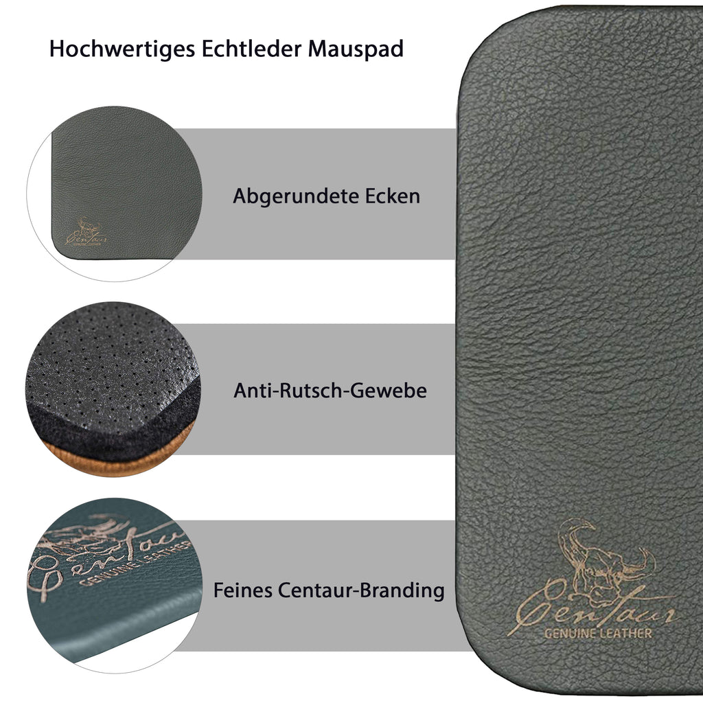 Mousepad 25x18cm in Flaschengrün