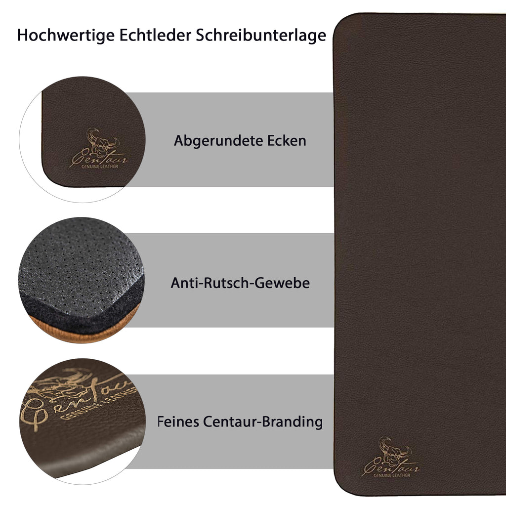 Schreibtischunterlagen 55x80cm in Chocolate