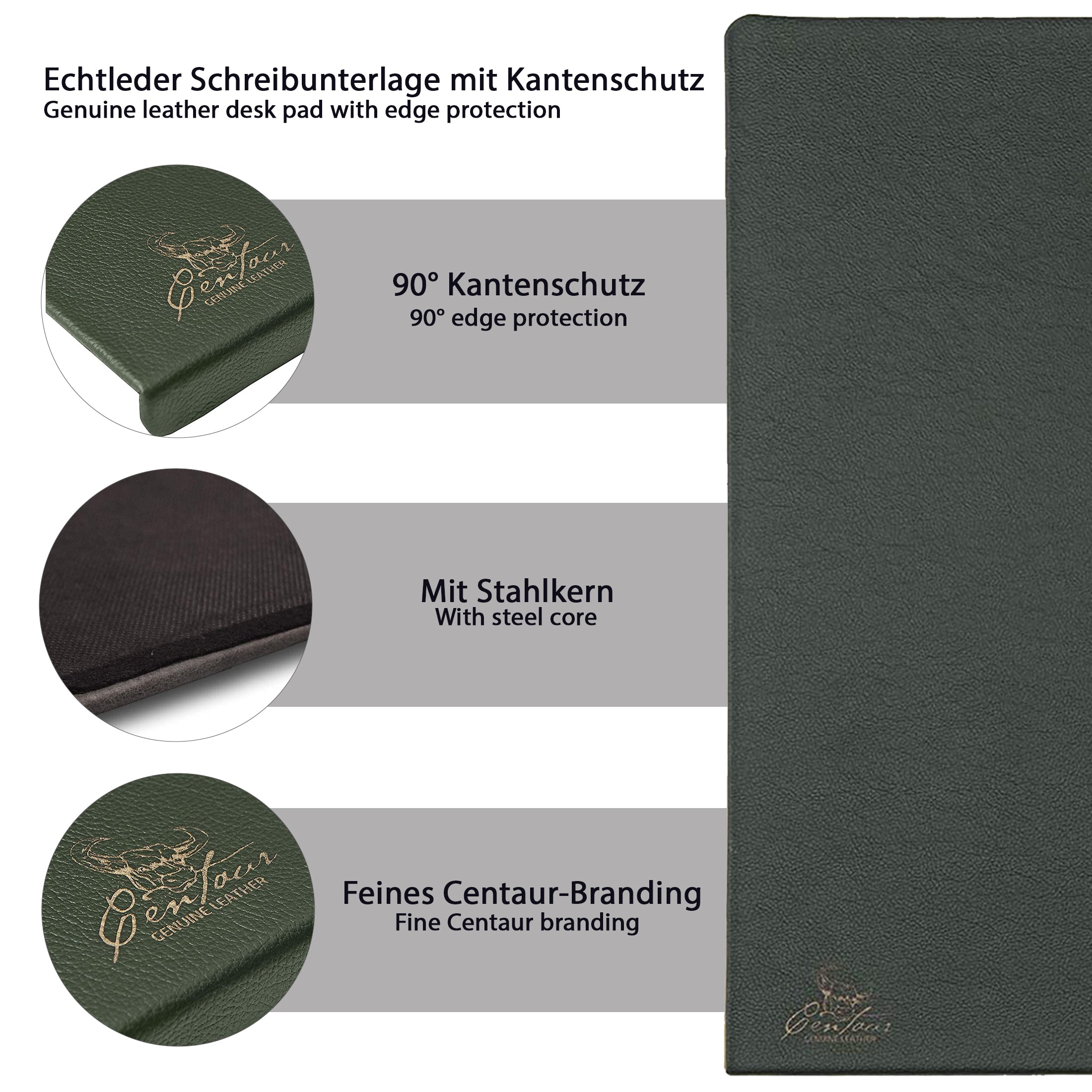 Centaur Schreibtischunterlage mit Kantenschutz 55x80