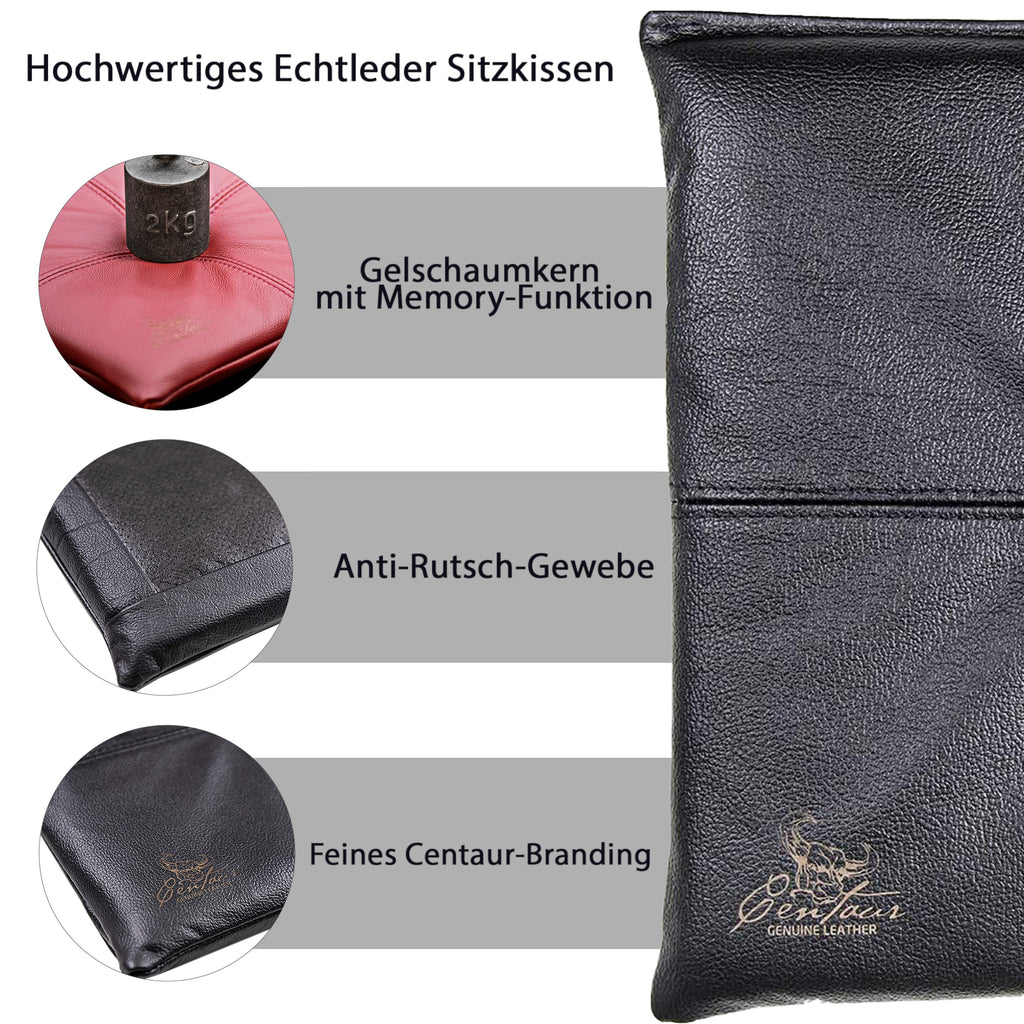 Sitzkissen 40x40cm in Schwarz