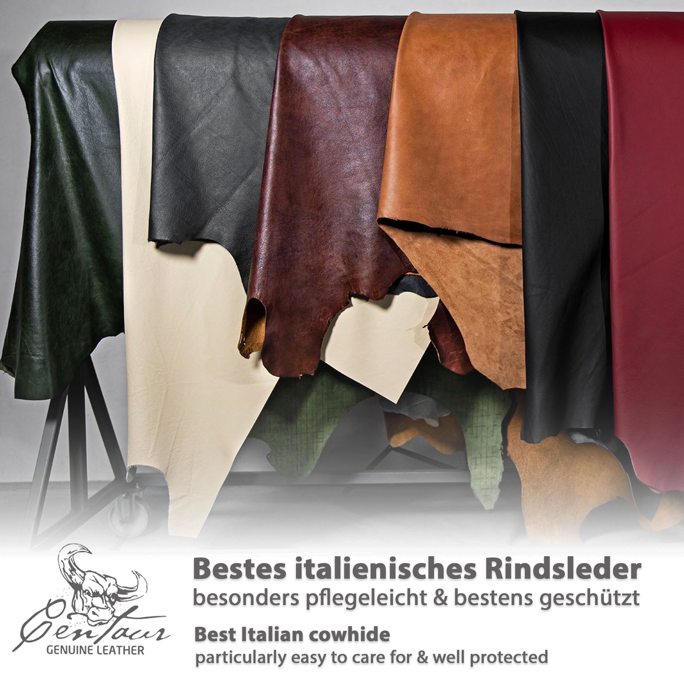 Schreibtischunterlagen mit Kantenschutz 55x80cm in Flaschengrün