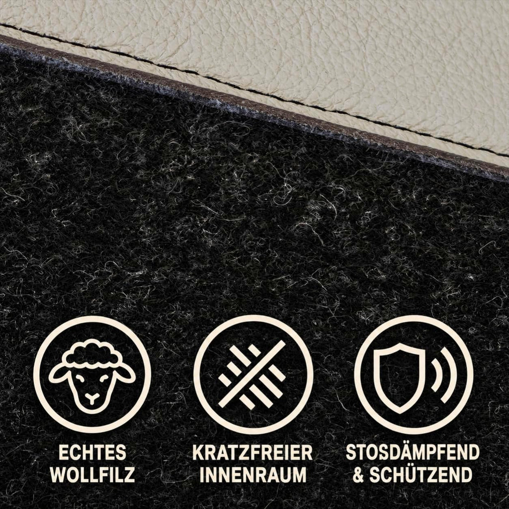 Laptop Tasche 16" in Champagner