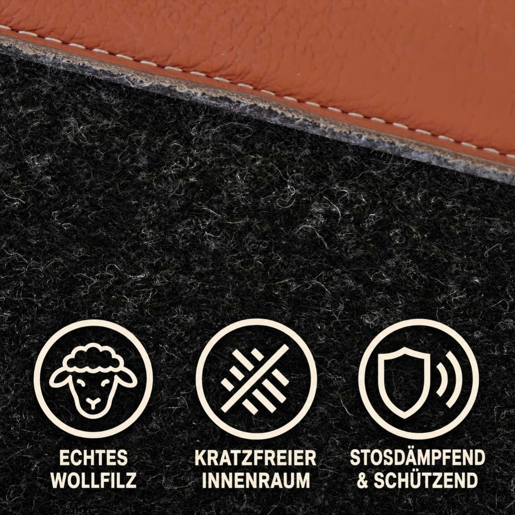Laptop Tasche 16" in Cognac