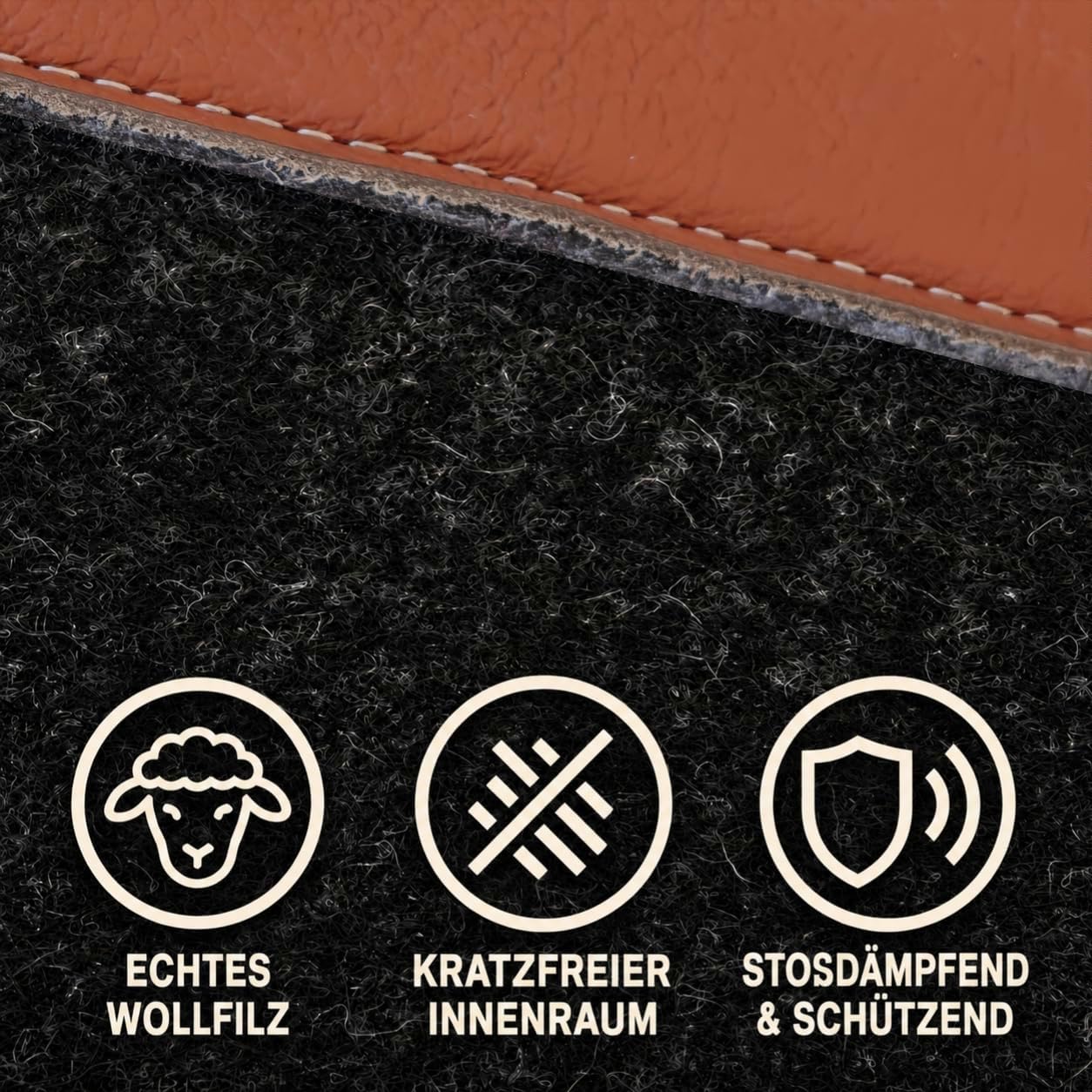 Laptop Tasche 16" in Cognac