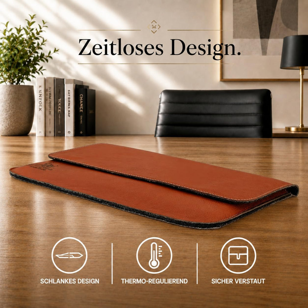Laptop Tasche 14" in Cognac