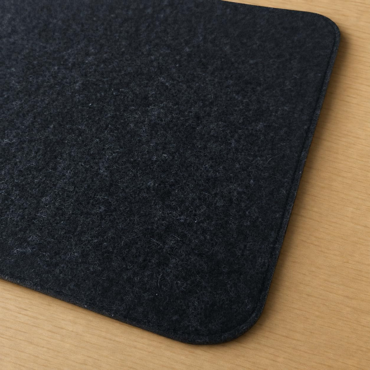 Ledermatte 45x30cm in Schwarz