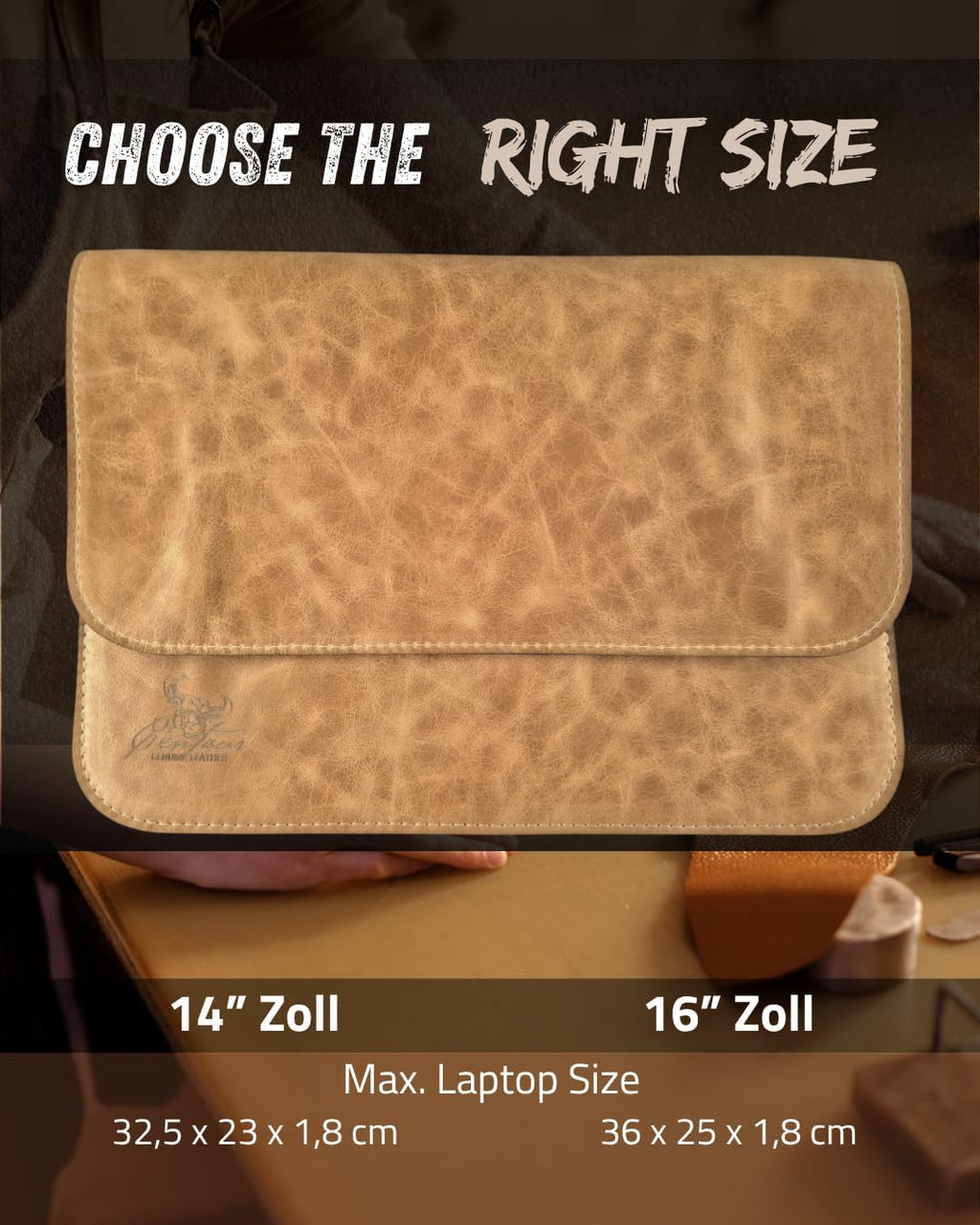Premium Laptop Tasche für MacBook