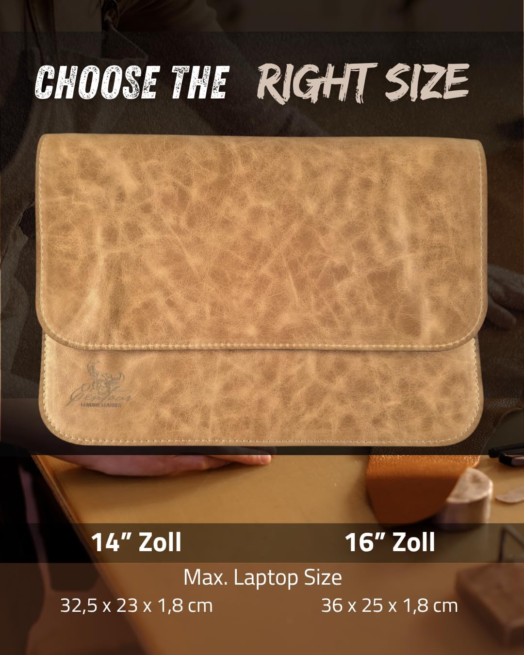 Premium Laptop Tasche für MacBook