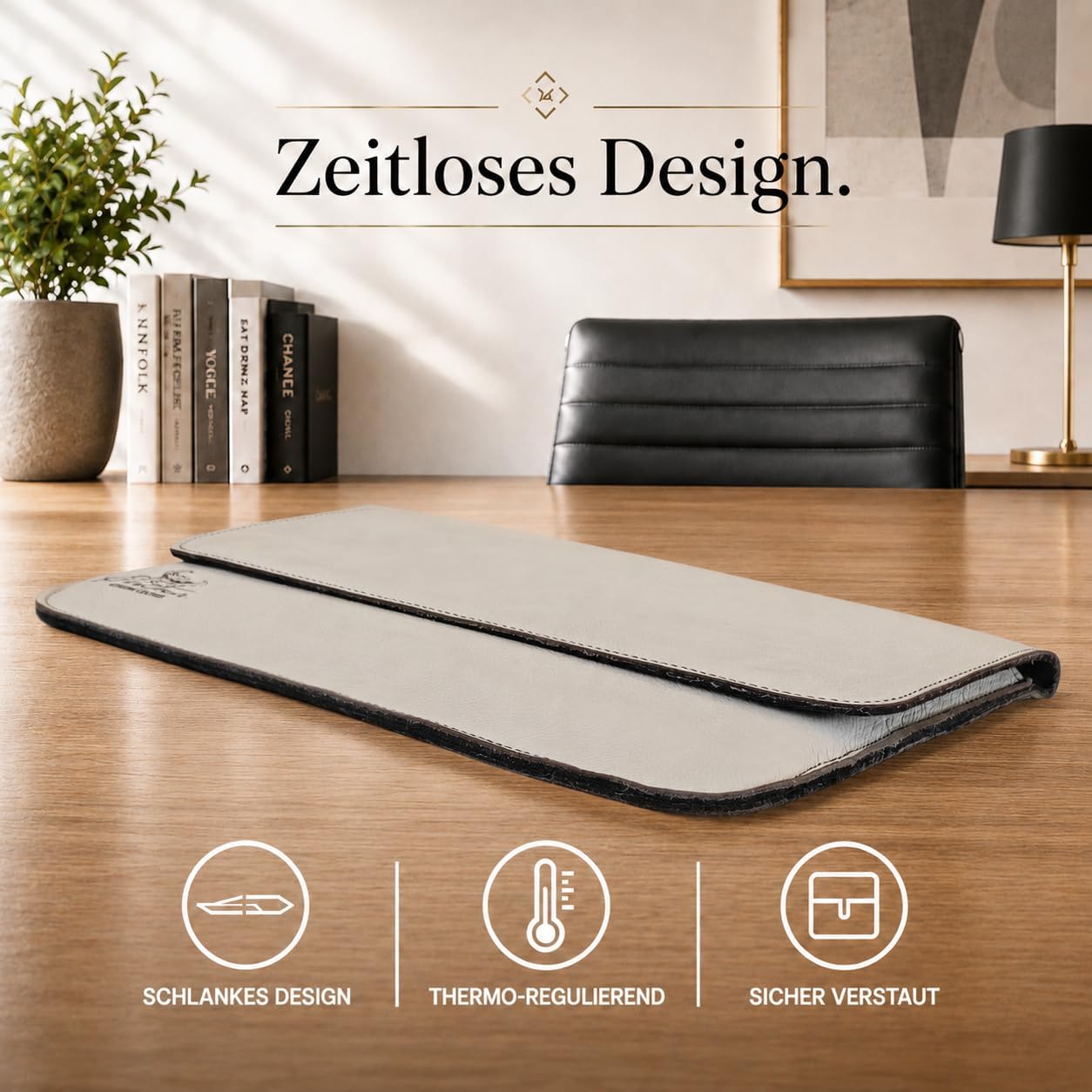 Laptop Tasche 16" in Champagner
