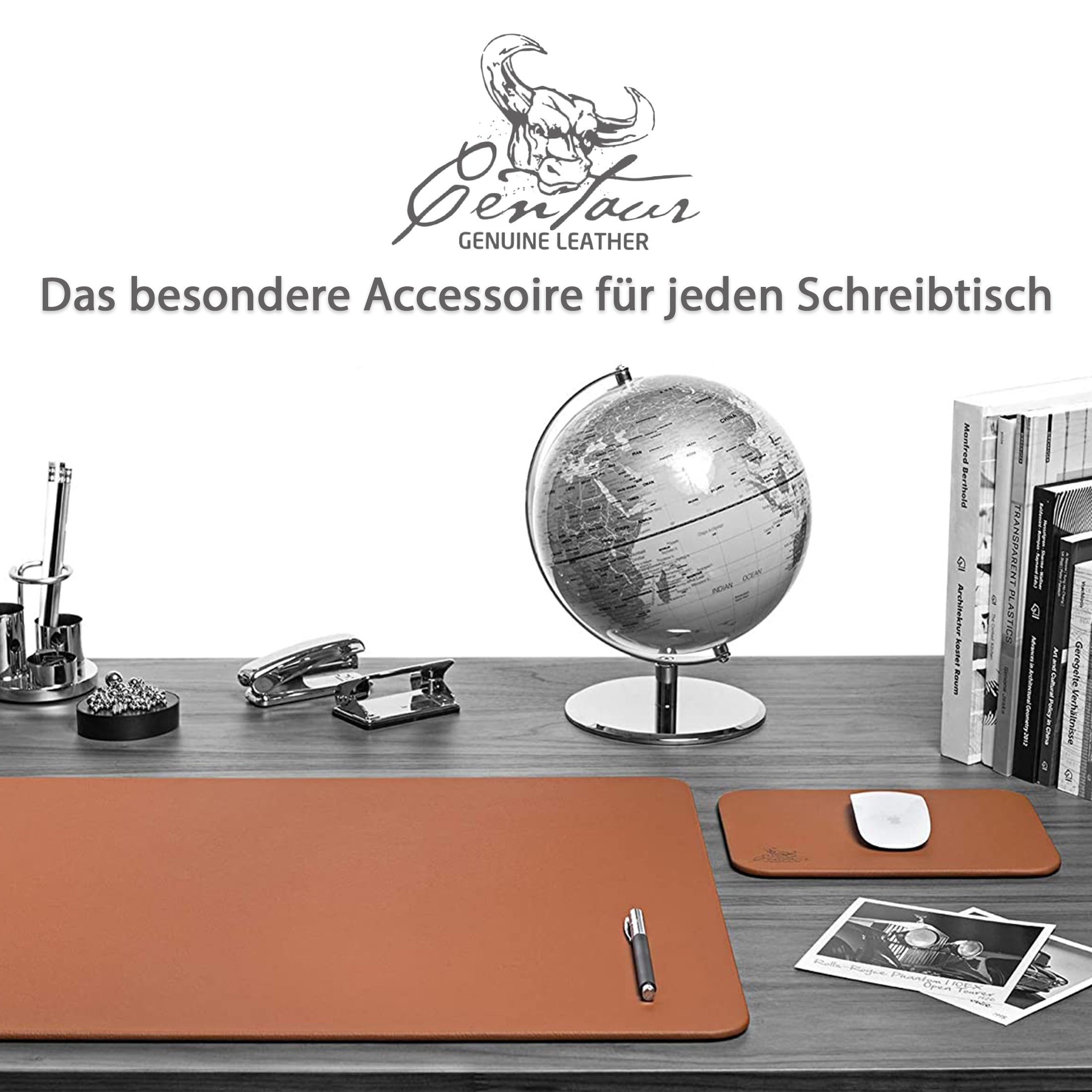 Mousepad 25x18cm in Cognac