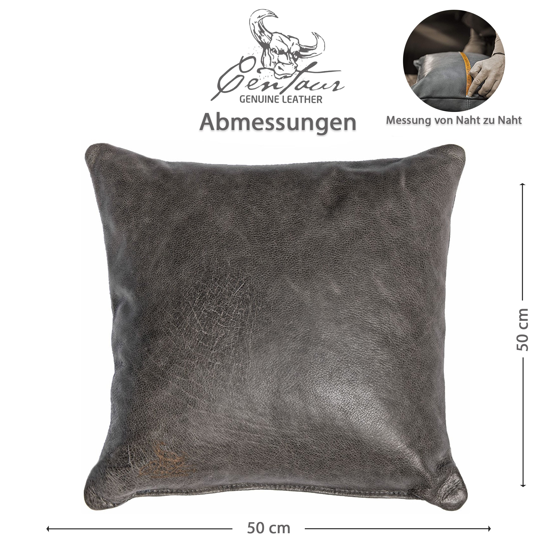 Sofakissen 50x50cm in Basaltgrau