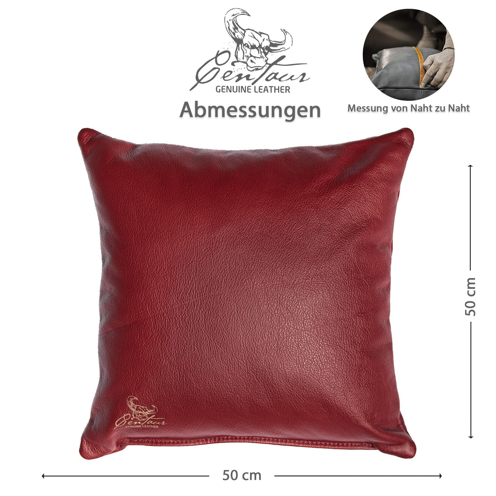 Sofakissen 50x50cm in Weinrot