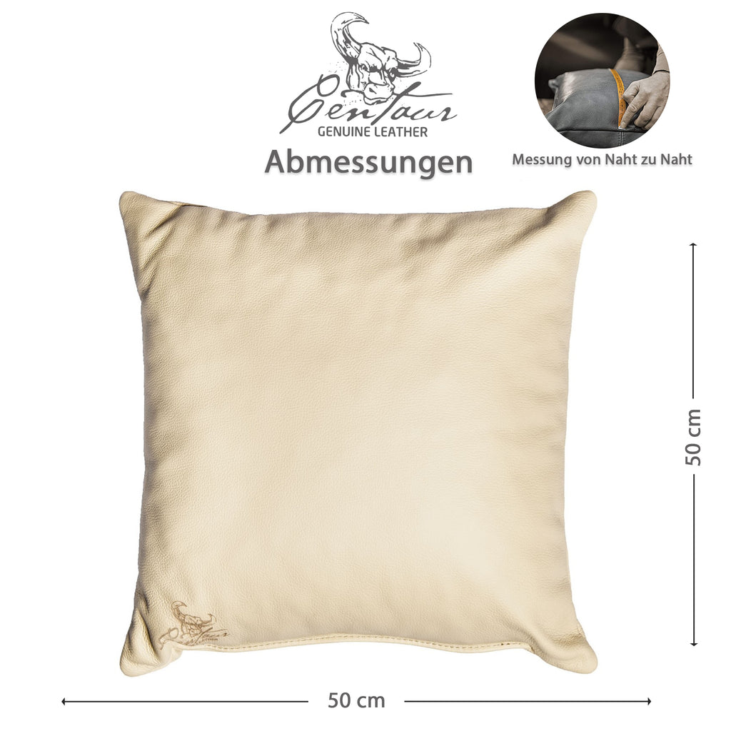 Sofakissen 50x50cm in Champagner