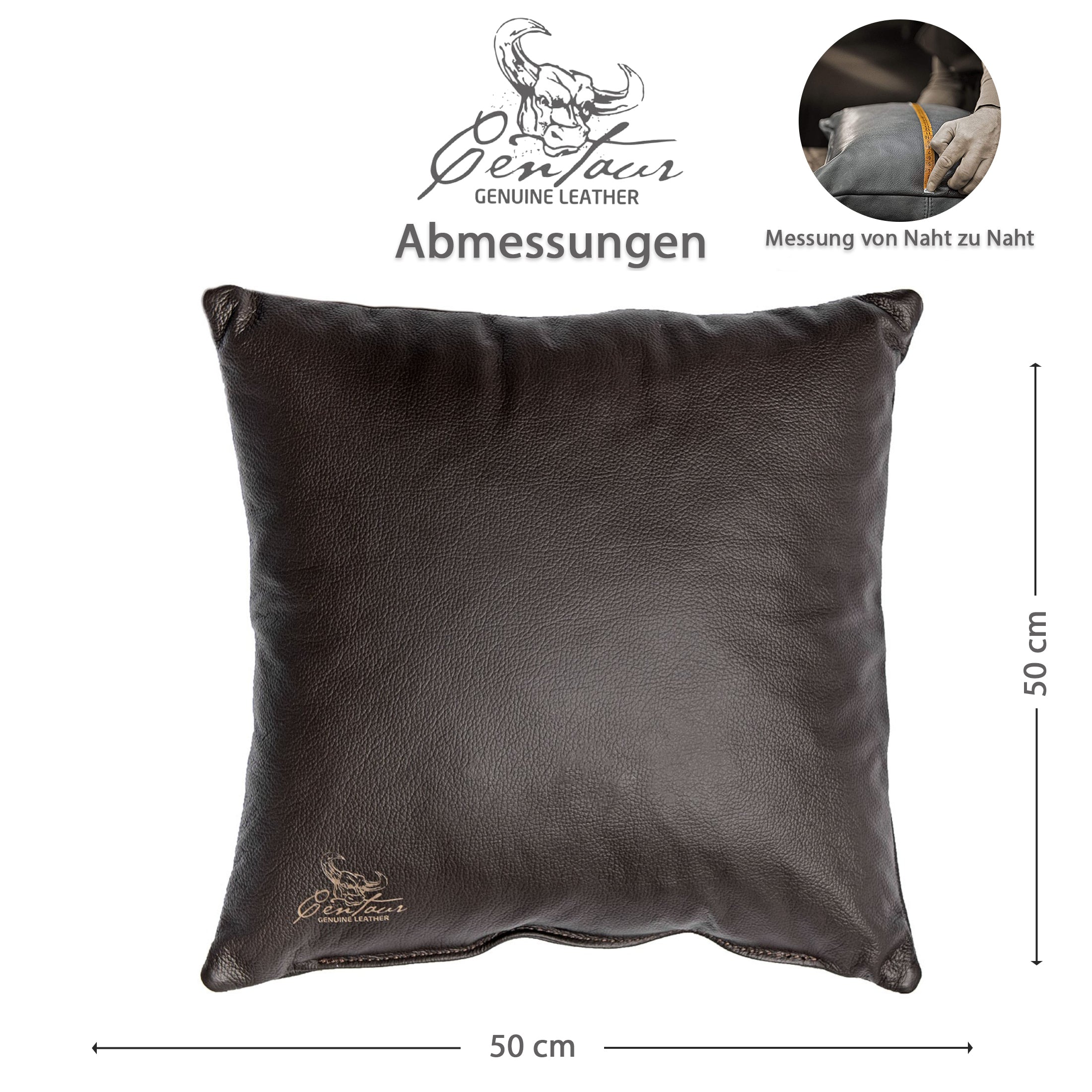 Sofakissen 50x50cm in Chocolate