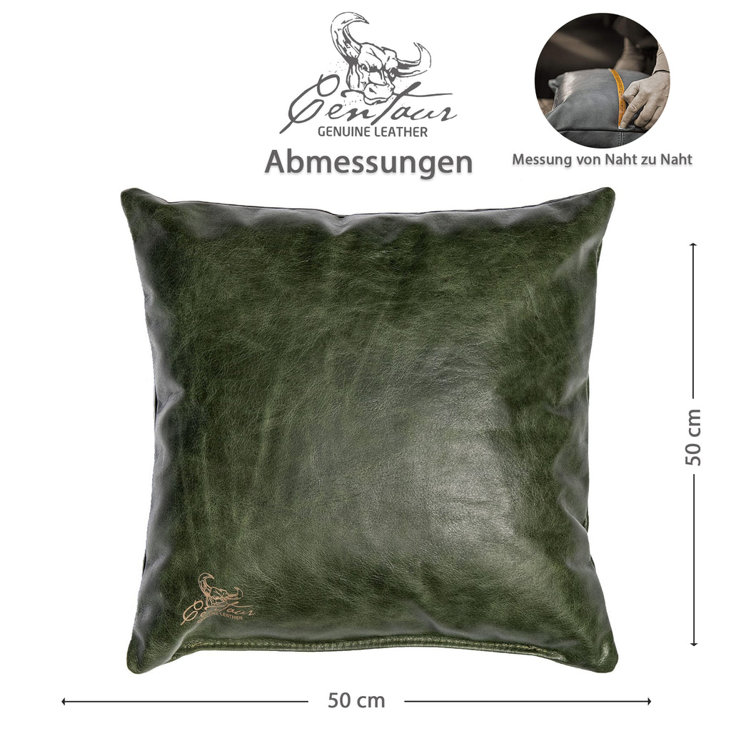 Sofakissen 50x50cm in Smaragdgrün