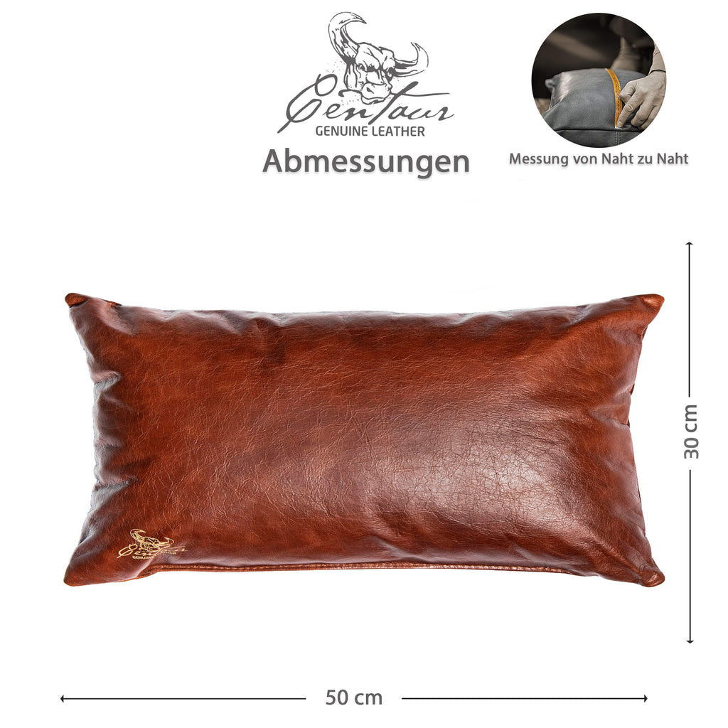 Sofakissen 50x30cm in Nussbraun