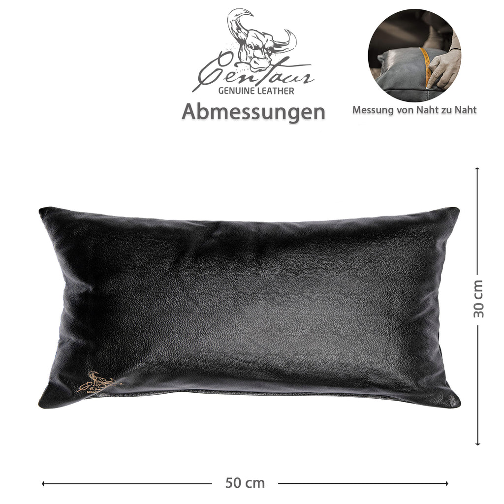 Sofakissen 50x30cm in Schwarz