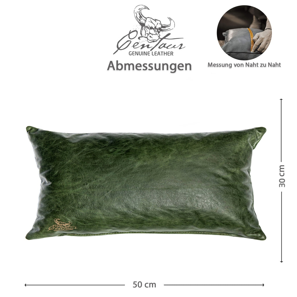 Sofakissen 50x30cm in Smaragdgrün