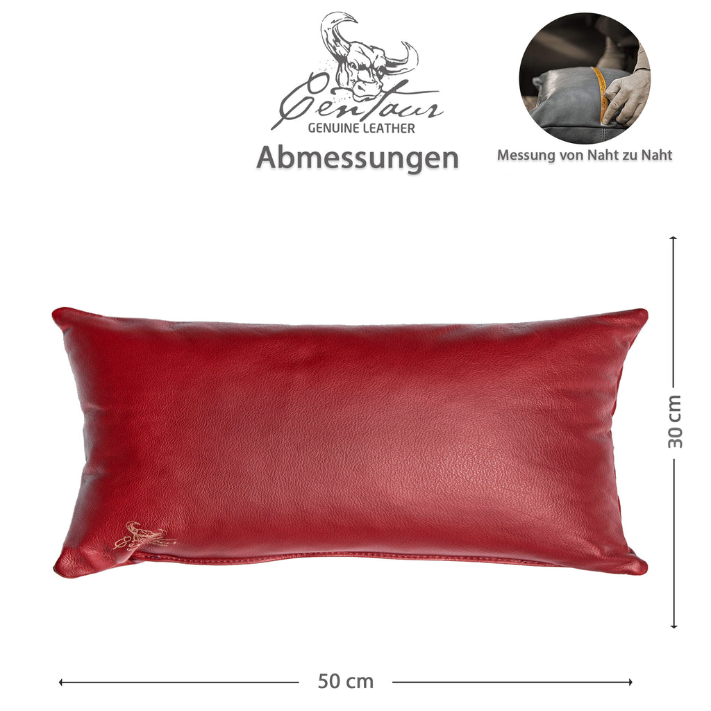 Sofakissen 50x30cm in Weinrot